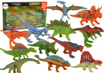Didelis dinozaurų figūrėlių rinkinys, 12vnt. Gyvūnų figūrėlės