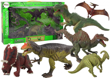 Didelis dinozaurų figūrėlių rinkinys Gyvūnų figūrėlės