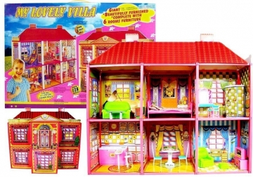 Didelis lėlių namas &quot;My Lovely Villa&quot; Toys for girls