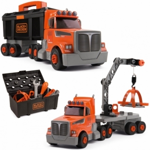 Didelis sunkvežimis su įrankių dėže, 3in1 Rotaļlietas zēniem