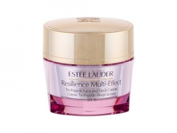 Dieninis kremas Estée Lauder Resilience Multi-Effect Tri-Peptide Face and Neck Day Cream 50ml SPF15 for Dry skin Kremai veidui
