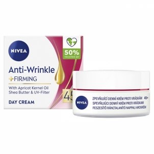Dieninis kremas Nivea Q10 Power Anti-Wrinkle + Firming Day Cream 50ml SPF15 Kremai veidui