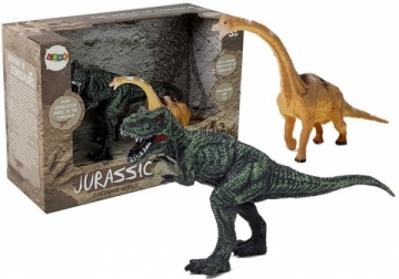 Dinozaurų brachiozaurų, tiranozaurų reksų figūrėlių rinkinys Gyvūnų figūrėlės