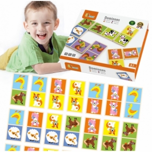 „Domino Farma Viga Toys“ medinis žaidimas Educational toys