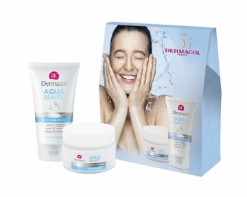 Dovanų rinkinys Dermacol Aqua Beauty skin care gift set Kvepalų ir kosmetikos rinkiniai