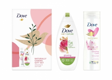 Dovanų rinkinys Dove Glowing brightening body care gift set
