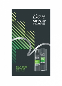 Dovanų rinkinys Dove Men+ Care Extra Fresh body care gift set Kvepalų ir kosmetikos rinkiniai