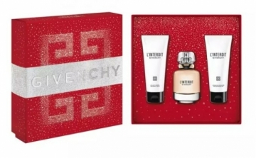 Dovanų rinkinys Givenchy L´Interdit - EDP ​​50 ml + body lotion 75 ml + body oil 75 ml Kvepalų ir kosmetikos rinkiniai