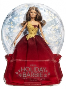 DRD25 lėlė su šventine suknele Barbie MATTEL Holiday Ethnic Doll