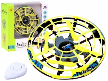 Dronas Flying glowing saucer controlled by hand RC0484 Multikopteriai