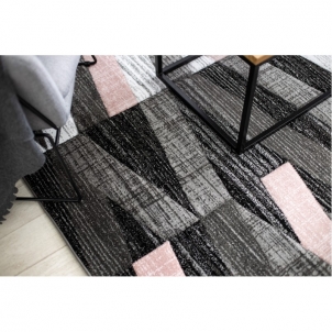 Dryžuotas kilimas su rožiniais akcentais ALTER Bax | 240x330 cm