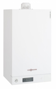 Dujinis kondensacinis katilas Viessmann Vitodens 100-W, 19 kW, vandens ruošimas atskirame šildytuve Kondensācijas gāzes apkures katli