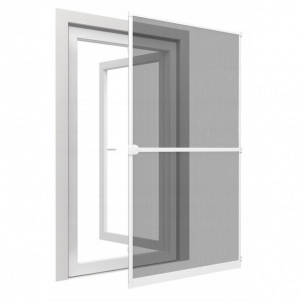 Durų tinklelis nuo uodų, 100 x 215, baltas