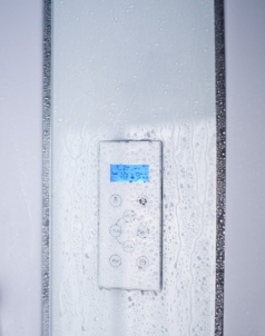 Shower enclosures Duschy ketursienė su masažu 103x103х217cm LED tamsin