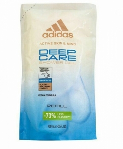 Shower gel Adidas Deep Care - sprchový gel - náplň - 400 ml Shower gel