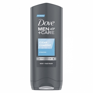 Dušo žele Dove Shower Gel Men + Care Clean Comfort (Body And Face Wash) - 250 ml