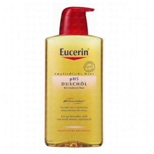 Dušo žele Eucerin Reluctant shower oil for sensitive skin pH5 (Shower Oil) 400 ml Dušo želė