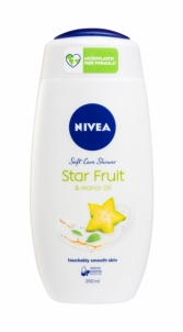 Dušo žele Nivea Care & Star Fruit Shower Gel Cosmetic 250ml Dušo želė