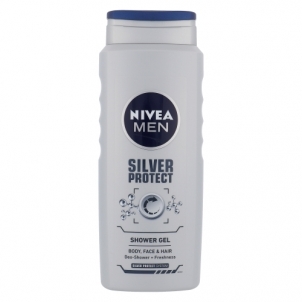 Dušo žele Nivea Men Silver Protect Shower Gel Cosmetic 500ml 