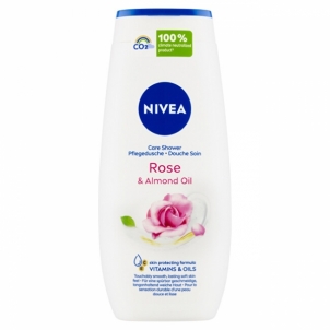 Dušo žele Nivea Nurturing shower gel Care & Roses 250 ml Dušo želė