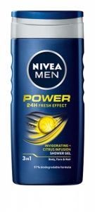 Shower gel Nivea Refresh for Men 250 ml 