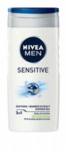 Dušo žele Nivea Shower Gel for Men Sensitive - 500 ml
