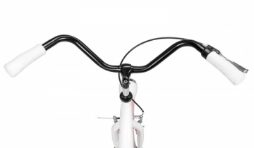 Moteriškas dviratis AZIMUT City Lux 26 2021 white-pink Miesto dviračiai