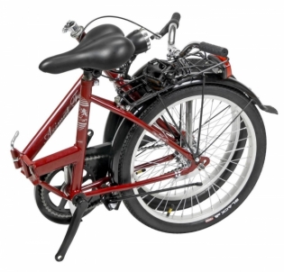 Velosipēds AZIMUT Fold 20 2023 burgund semi-matt Saliekamie velosipēdi
