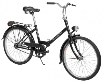 Sulankstomas dviratis AZIMUT Fold 24 2021 black