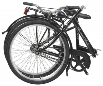 Velosipēds AZIMUT Fold 24 2023 black matt Saliekamie velosipēdi