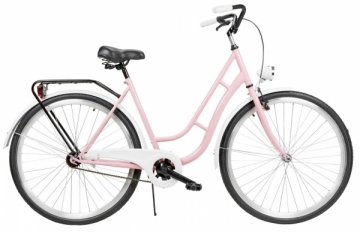 Dviratis AZIMUT Retro 28 2021 light pink City bikes