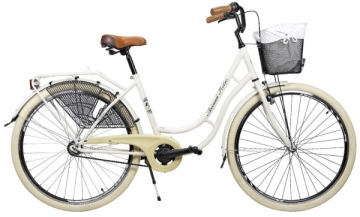 Velosipēds AZIMUT Retro Lux 28 2021 light cream Pilsētas velosipēdi