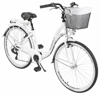 Moteriškas dviratis AZIMUT Sarema 28 ALU TX-6 2021 white