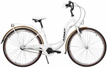 Velosipēds AZIMUT Vintage 28 3-speed 2023 white-cream matt Pilsētas velosipēdi