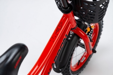 Dviratis Karbon Rocket ALU 14 red-black Teens bikes