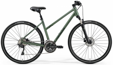 Dviratis Merida CROSSWAY 300 Lady matt fog green-M(51) Hibridiniai (Cross) dviračiai