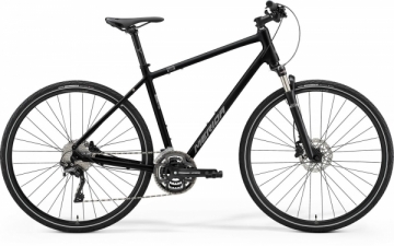 Velosipēds Merida CROSSWAY 500 glossy black-S(47) Hibrīdu (Cross) velosipēdi