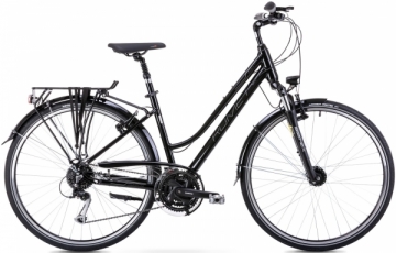Dviratis Romet Gazela 7 28 2023 black-grey-20 / L Touring bikes (atb)