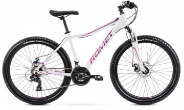 Dviratis Romet Jolene 6.2 26 2022 white-pink-17 / M Kalnų (MTB) dviračiai