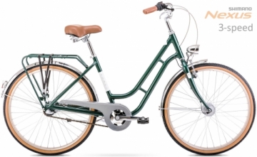 Dviratis Romet Luiza Classic 26 Alu 2022 green City bikes