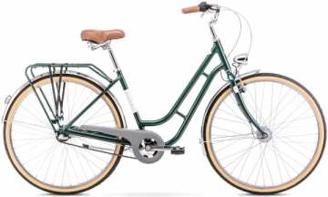 Dviratis Romet Luiza Classic 28 2023 green-21 / XL Miesto dviračiai