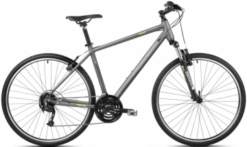 Dviratis Romet Orkan 3 M Lite 28 2023 graphite-lemon-20 / L Hybrid (cross) bikes