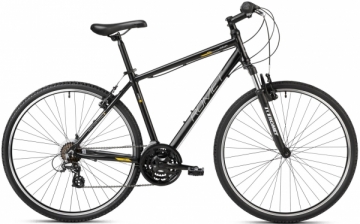 Dviratis Romet Orkan M Lite 28 2023 black-gold-21 / L Hybrid (cross) bikes