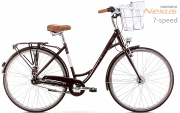 Dviratis Romet Pop Art Lux 28 Alu 2022 bordo mat-20 / L Велосипеды городские или дорожные