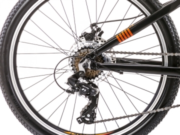 Dviratis Romet Rambler Dirt 24 Alu 2023 black-orange Teens bikes