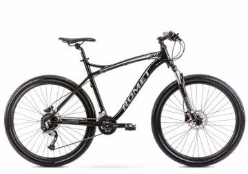 Dviratis Romet Rambler FIT 27.5 2022 black-silver-20 / XL 650b-27.5'' bikes