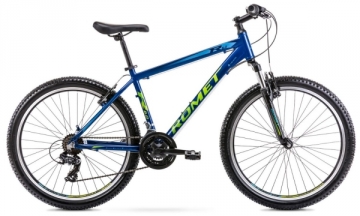 Dviratis Romet Rambler R6.0 26 2022 blue-yellow-14 / S Mountain bikes (mtb)