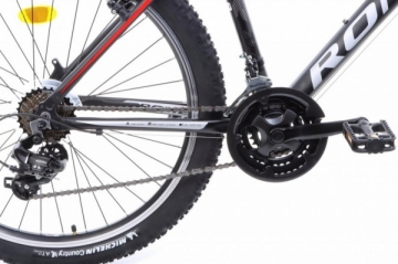 Kalnų dviratis Romet Rambler R6.1 26 2021 black