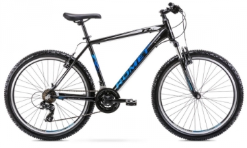 Velosipēds Romet Rambler R6.1 26 2022 black-blue-17 / M Kalnu (MTB) velosipēdi