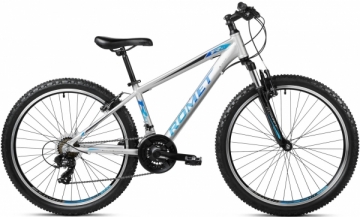 Dviratis Romet Rambler R6.1 26 2023 silver-sky blue-19 / L Kalnų (MTB) dviračiai